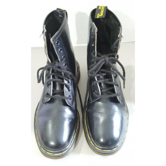 Dr. Doc Martens Air-Wair The Original Black Lace Up Combat Boots Womens US 5 - Picture 2 of 11